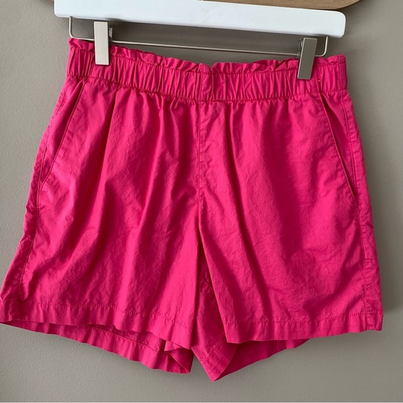 Old Navy High Rise Pull On Shorts Pink Sz Small - Picture 2 of 4
